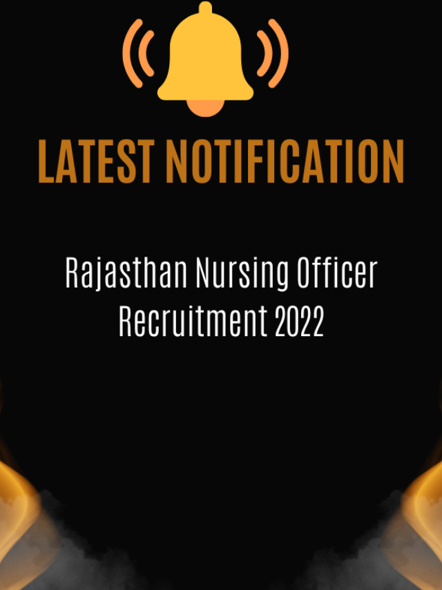 Rajasthan Nursing officer 2022