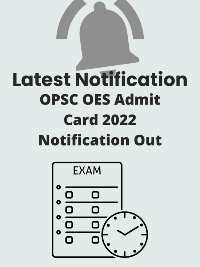 OPSC OES ADMIT CARD