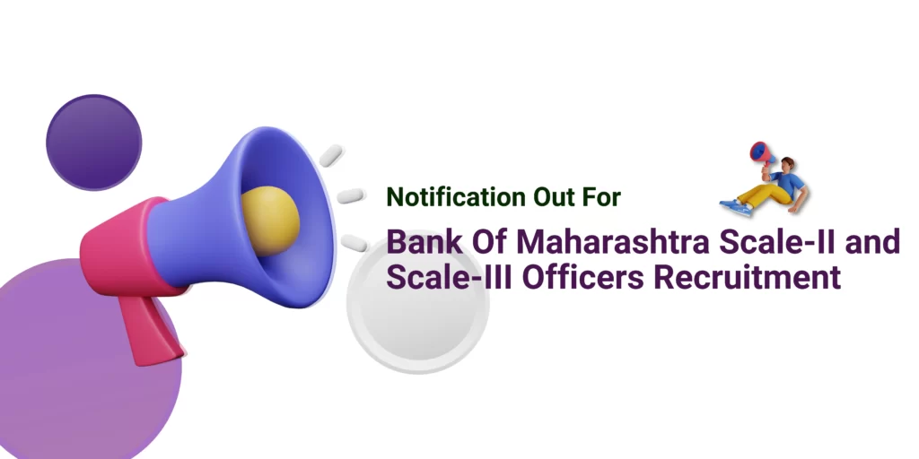 Bank Of Maharashtra Jobs Notification